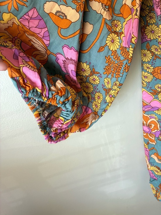 Rusttydustty Boho Floral Babydoll Dress - Picture 7 of 8